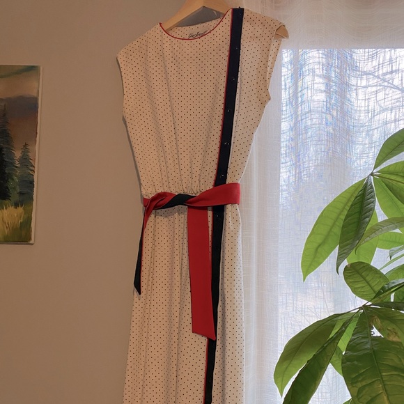Vintage Polka Dot Dress - Picture 1 of 3